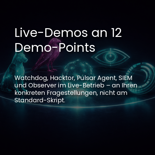 Live Demos an 12 Demo Points Enginsight auf der itsa