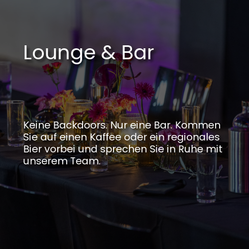 Lounge und Bar Enginsight auf der itsa
