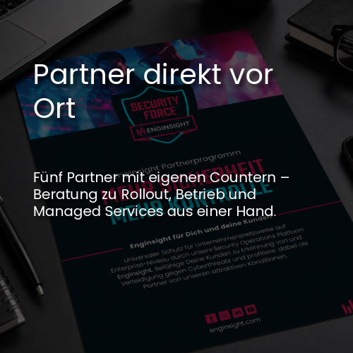 Partner direkt vor Ort Enginsight auf der itsa